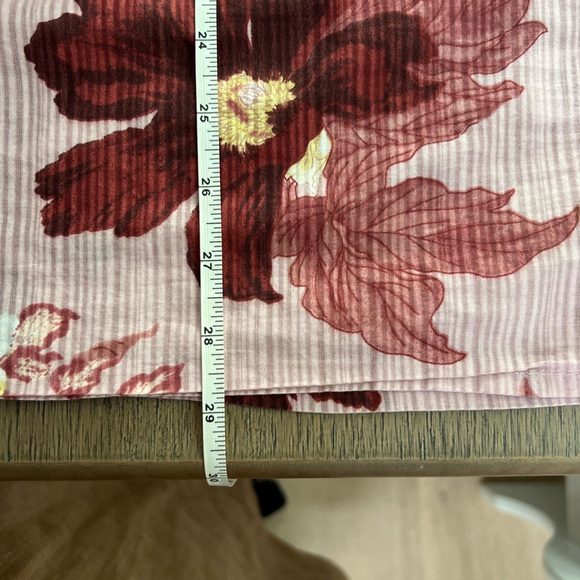 M&S Collection 100% Cotton Pleated Buttoned Front Ruffle Neck Casual Blouse Top - Picture 11 of 14